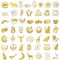 Wrapables Glittery Waterproof Transparent Holographic PET Spiritual Animals Stickers for Scrapbooking, Stationery, Journaling, Water Bottles, Phones, Laptops (100pcs)